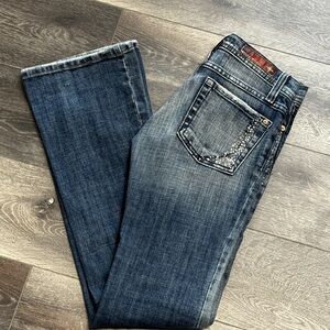 Flying Monkey Blue Skinny Jeans Size 0 Inseam 31”